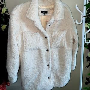 Long sherpa Forever 21 coat
